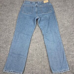 Red Head Brand Co Mens Fleece Lined Jeans Medium Wash Straight Leg 36x34 261090